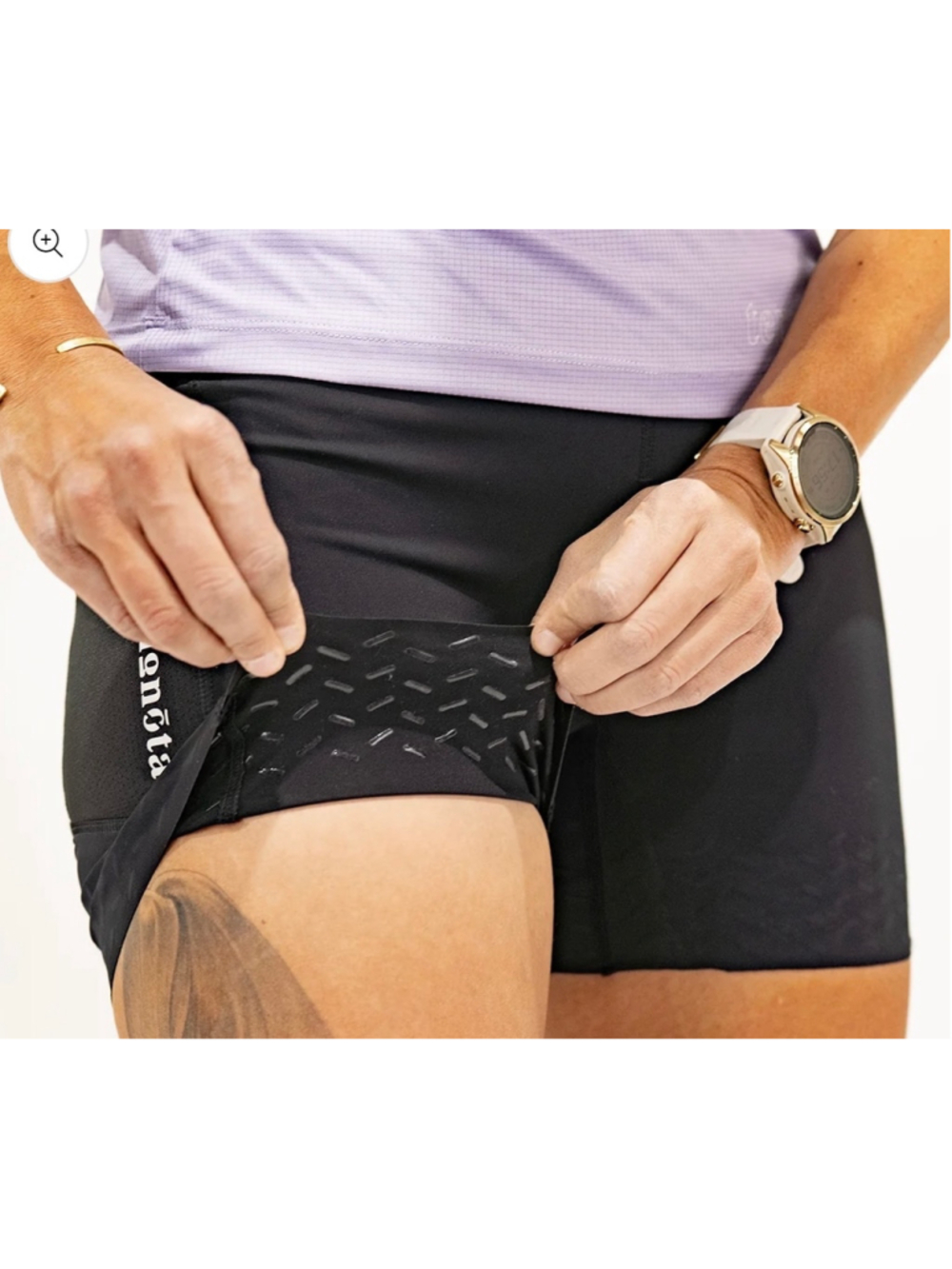 Terignota Women's Tahoma Half Tight Shorts Black Sz Extra Small! - Picture 3 of 12